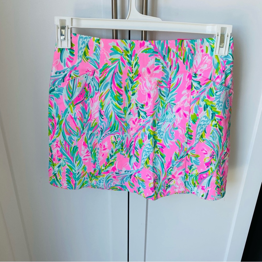 Lilly Pulitzer womens skort size 00 unicorn of the sea new without tag never tag